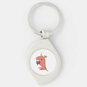 Chaveiro Parrot ASL I Love You - Deaf Culture Design