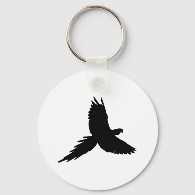 Chaveiro Parrot Silhouette (Frente)