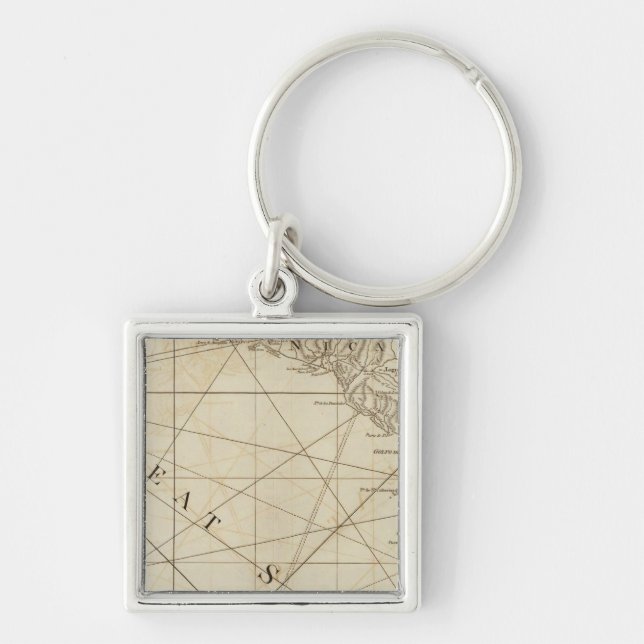 Chaveiro Parte das províncias de Costa Rica e Nicarágua (Frente)