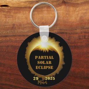 Chaveiro Parte de Visualização do Eclipse Solar Parcial 202
