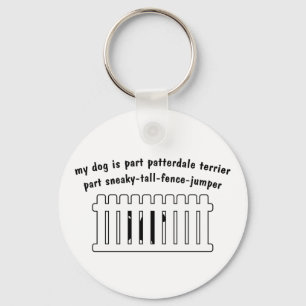 Chaveiro Parte Patterdale Terrier Part Fence Jumper