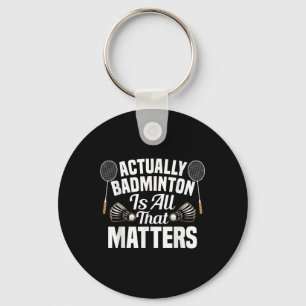 Chaveiro Partida de Equipe de Badminton S Peteca Jogador de