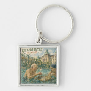 Chaveiro Partida de xadrez Gellert Baths Budapeste Hungria