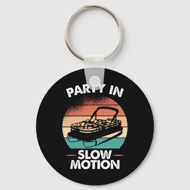 Chaveiro Party In Slow Motion Pontoon Boat Sunset  (Frente)