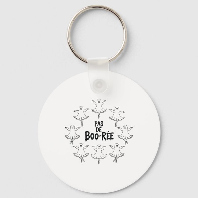 Chaveiro Pas De Boo-rée Funny Balé Fantasma Dança Halloween (Frente)