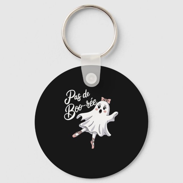 Chaveiro Pas De Boo-rée Funny Balé Fantasma Dança Halloween (Frente)