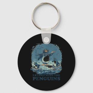 Chaveiro Pás Para Cima Eu Pego Pinguins