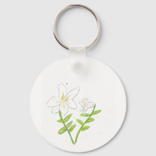 Chaveiro Páscoa branca Lily