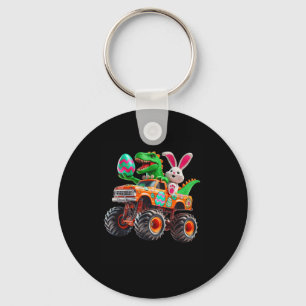 Chaveiro Páscoa Bunny T-rex Monster Truck Dino Engraçado Bo