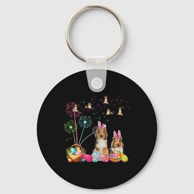 Chaveiro Páscoa de esquadrão - Coelhinhos de coelhinhos Dan (Frente)