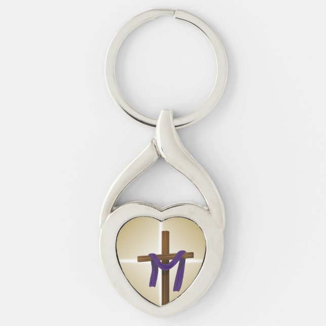 Chaveiro Páscoa Dia de Ressurreição de Violações Cruzadas e (Frente)