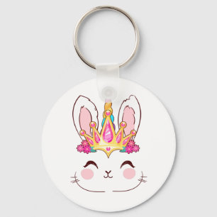 Chaveiro Páscoa Do Unicorn Rosto De Coelhinhos Para Mulhere