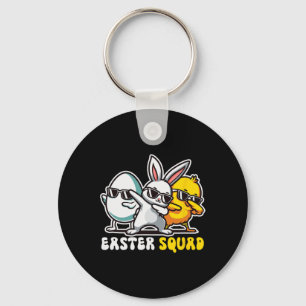 Chaveiro Páscoa Esquadrão Dabbing Bunny Pintinho Ovo Matriz