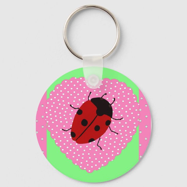 Chaveiro Páscoa Ladybug (Frente)