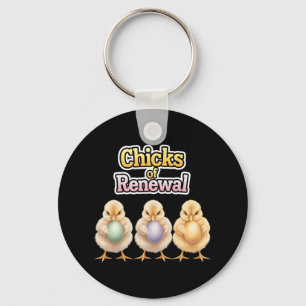 Chaveiro Páscoa Por Pintinhos Cutes Da Renovação