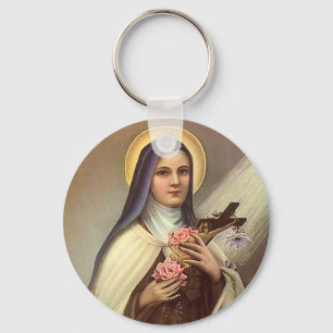 Chaveiro Páscoa Religiosa Vintage, freira com cruz