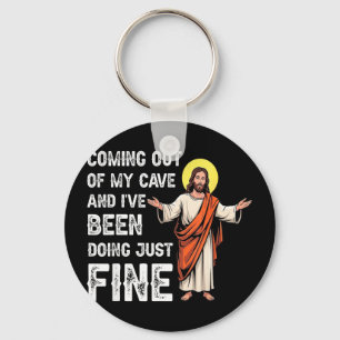 Chaveiro Páscoa Saindo Caverna Jesus Ressurreição Homens
