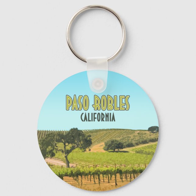 Chaveiro Paso Robles California Vineyard Vintage (Frente)