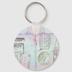 Chaveiro PASSAGEM DE viagem, PASSAPORTE DE VIAGEM