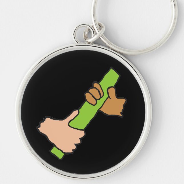 Chaveiro Passando O Baton (Frente)