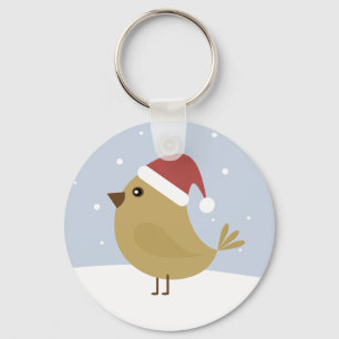 Chaveiro Pássaro de Natal