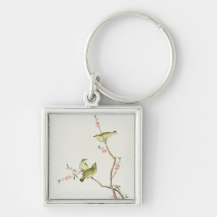 Chaveiro Pássaro do Branco-Olho, período do Ch'ien-pulmã