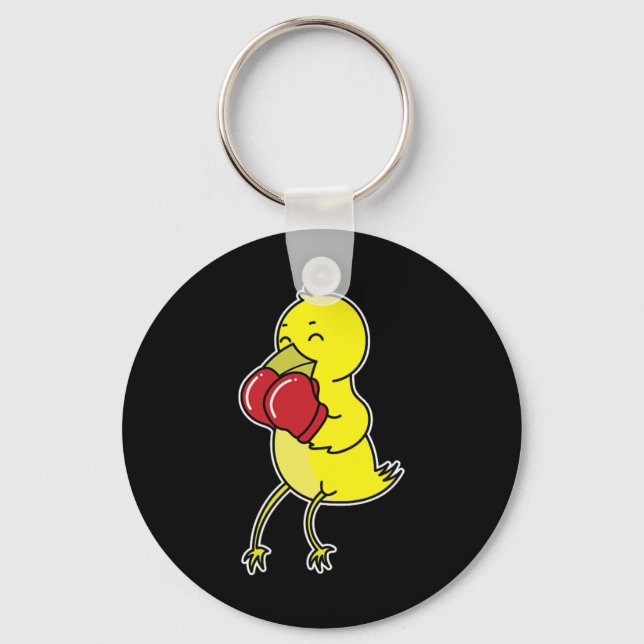 Chaveiro Pássaro Faz Boxe  (Frente)