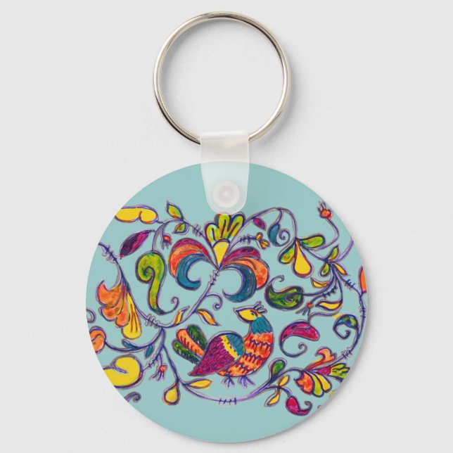 Chaveiro Pássaro norte da Rússia (Frente)