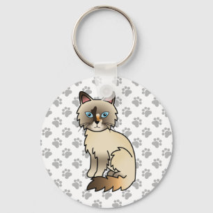 Chaveiro Pássaro TortoisesInferno / Ragdoll Gato e Patas