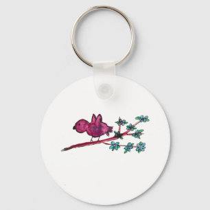 Chaveiro Pássaro Vermelho