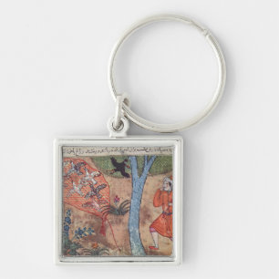 Chaveiro Pássaros da caça, 'do livro de Kalila e