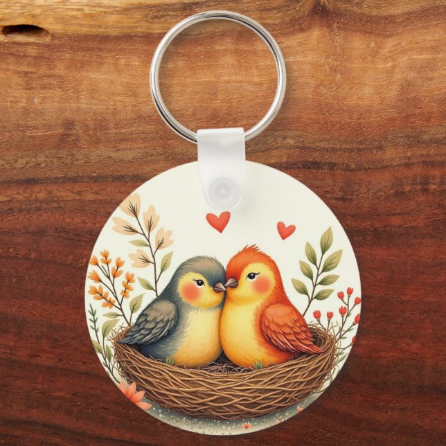 Chaveiro Pássaros do Amor (Verso)