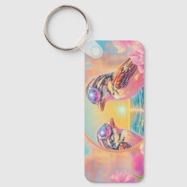 Chaveiro Pássaros legal com óculos Sunset