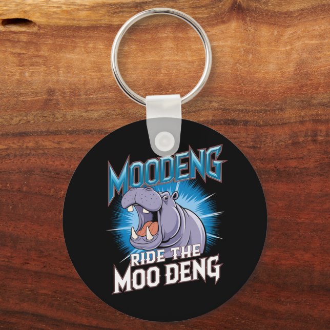 Chaveiro Passeio de Hipopótamo MOO DENG O MOO DENG (Frente)