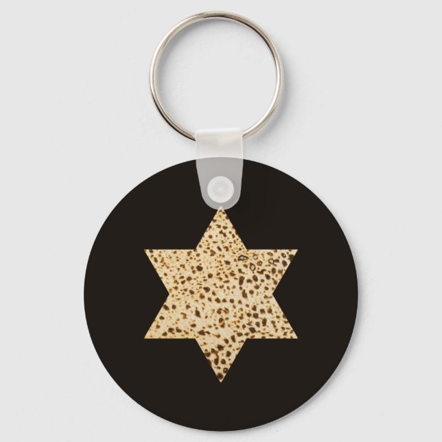 Chaveiro Passover Matzah Bread Star de David (Frente)