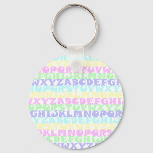 Chaveiro Pastel ABCs