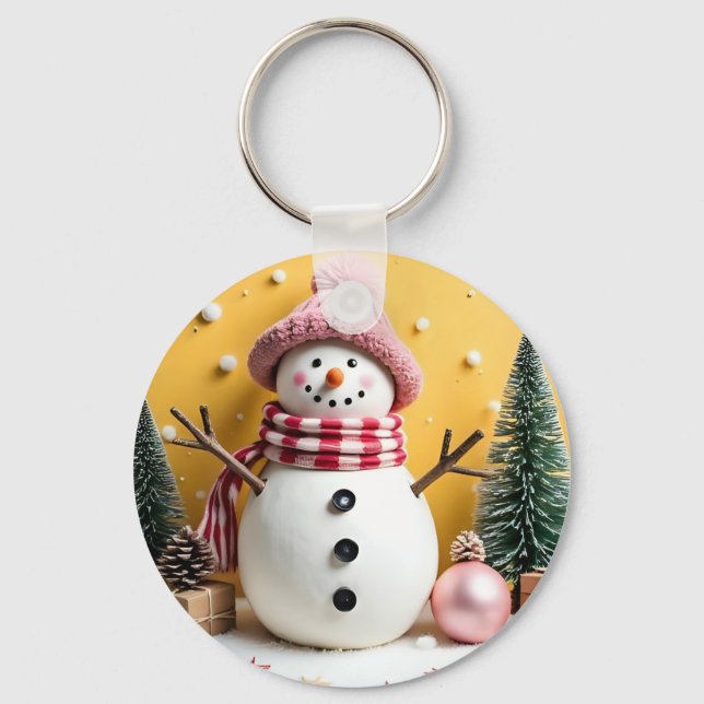 Chaveiro Pastel Christmas - Keychain (Frente)