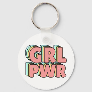 Chaveiro Pastel de GRL PWR