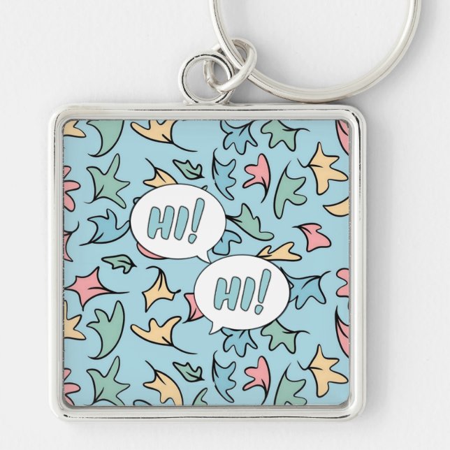 Chaveiro Pastel deixa azul (Frente)