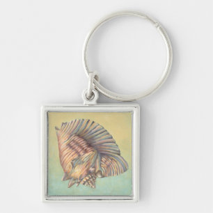 Chaveiro Pastel Grande Shell de Conch