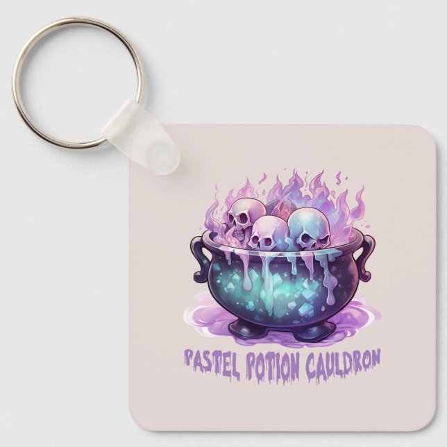 Chaveiro Pastel Potion Cauldron (Frente)