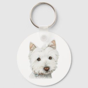 Chaveiro Pastel Westie
