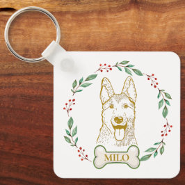 Chaveiro Pastor alemão Personalizado