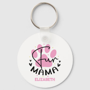 Chaveiro Patas de Mãe Divertidas Personalizadas - Dia das M