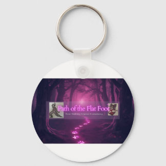 Chaveiro Path of the Flat Foot Co golden path keychain
