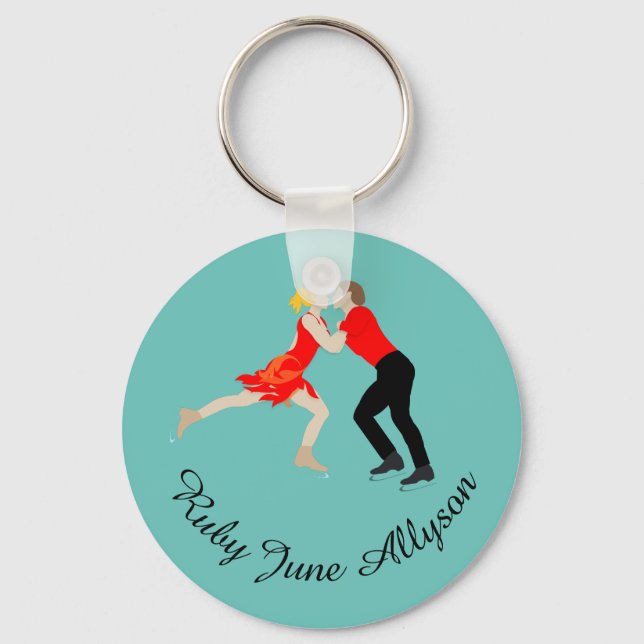 Chaveiro Patinação de Figura (Frente)