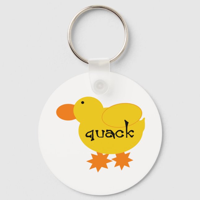 Chaveiro Pato Amarelo Quack (Frente)