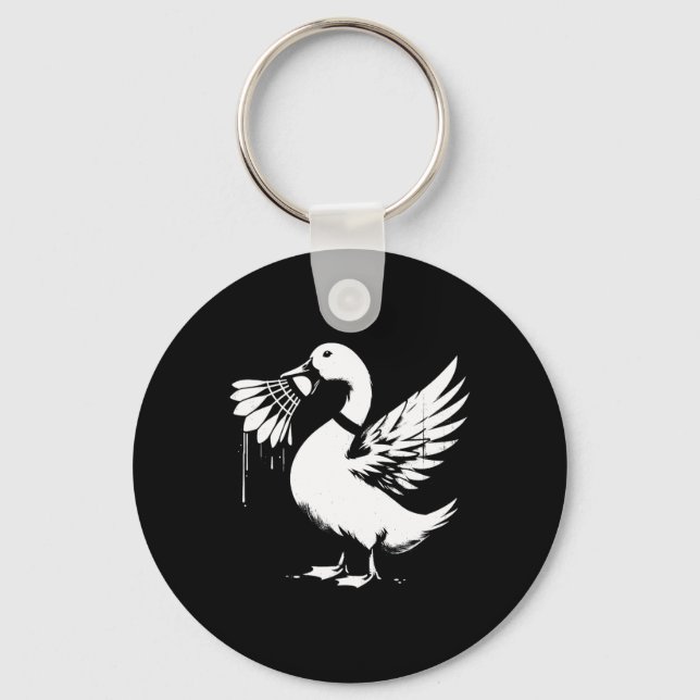 Chaveiro Pato Com Tartaruga - Tarado Gráfico Engraçado (Frente)