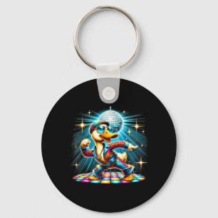 Chaveiro Pato Dançarino de Disco Estético
