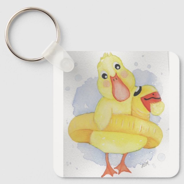 Chaveiro Pato de borracha (Frente)